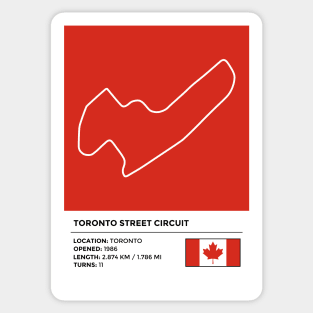 Toronto Street Circuit [info] Sticker